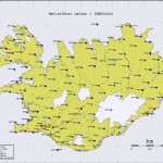 Mælistöðvar sem mældar voru í mæliátakinu ISNET2004.