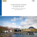 Forsíða ársskýrslu Landmælinga Íslands 2012